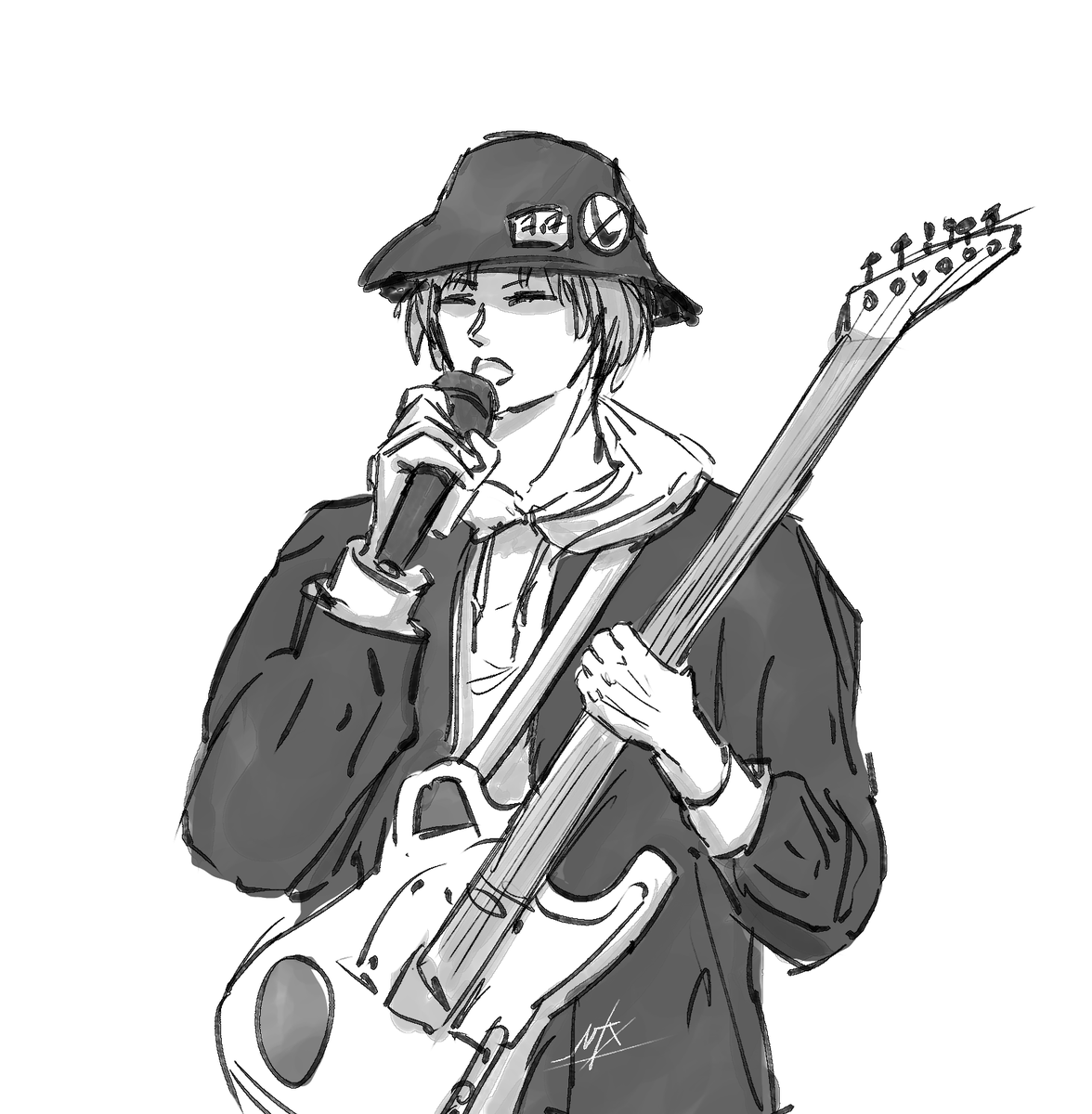nixilis_x's tweet photo. 🎸

#SAKAMOTODAYS https://t.co/L89lo39JpD