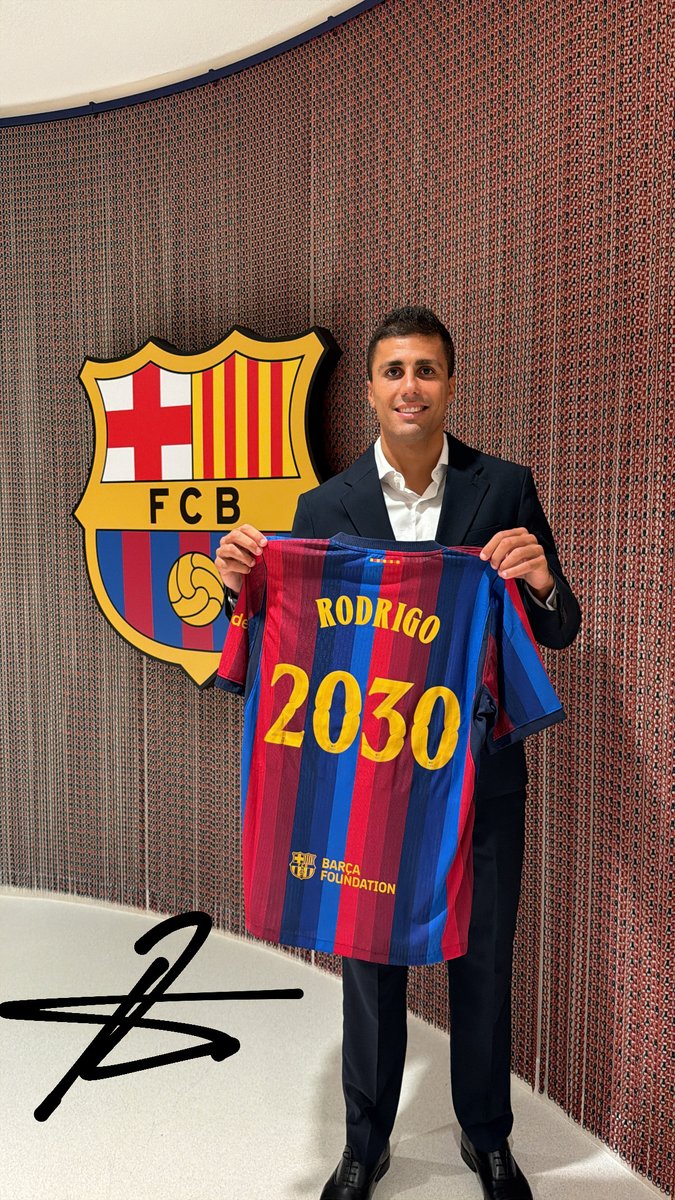 FCBarcelona_es's tweet photo. Firmado y sellado hasta 2️⃣0️⃣3️⃣0️⃣ https://t.co/mq3TPlFxQn