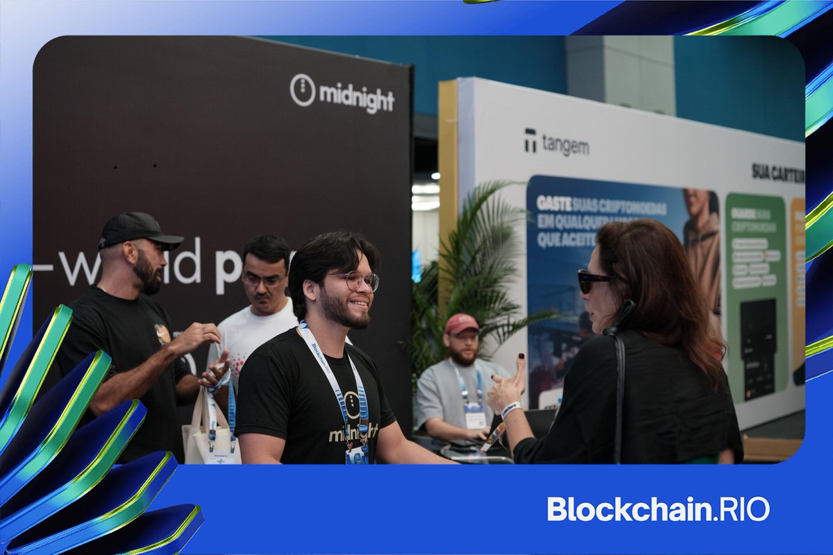 boscoribs's tweet photo. #Midnight no @blockchain_rio 2026. 
Privacidade Real com Midnight. 
#BePrivate #BeMidnight https://t.co/K4KzXjXPGB