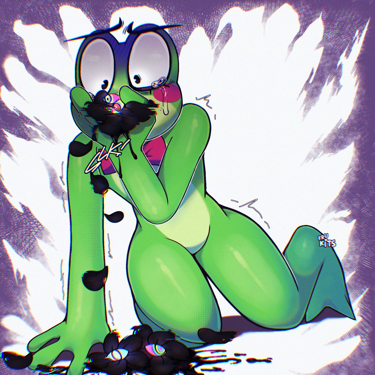 frukits_'s tweet photo. Ribbit with hanahaki disease 🐸🥀
#TADC #tadcfanart https://t.co/nM3kRWVZoP