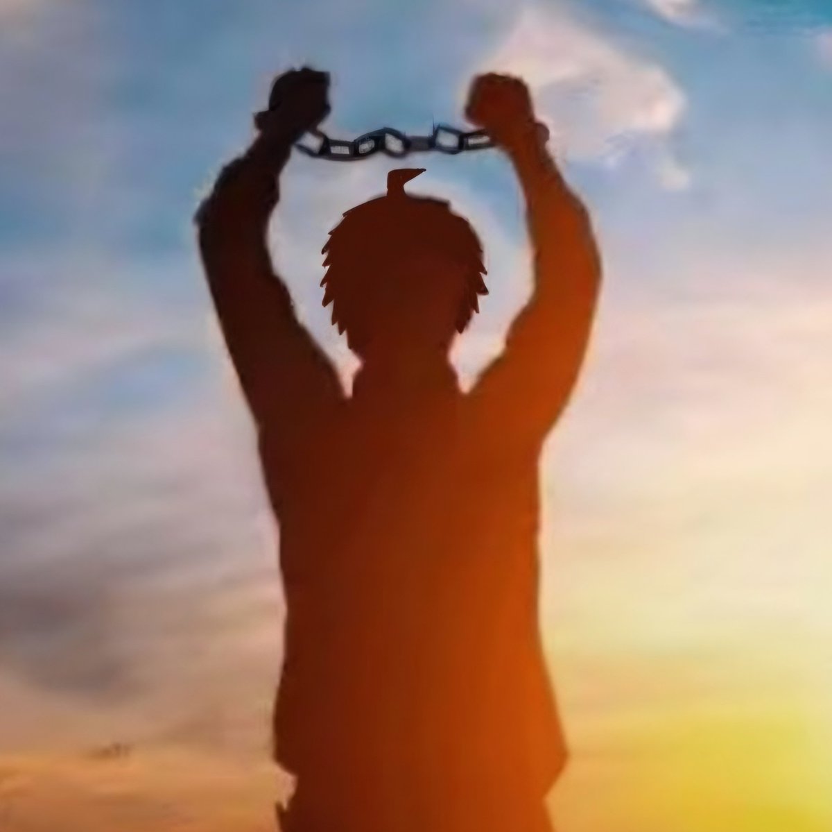 fuckyeah_kmhn's tweet photo. saw a nagito version of the chained up meme so i made a hajime one https://t.co/ajmxojwM1h