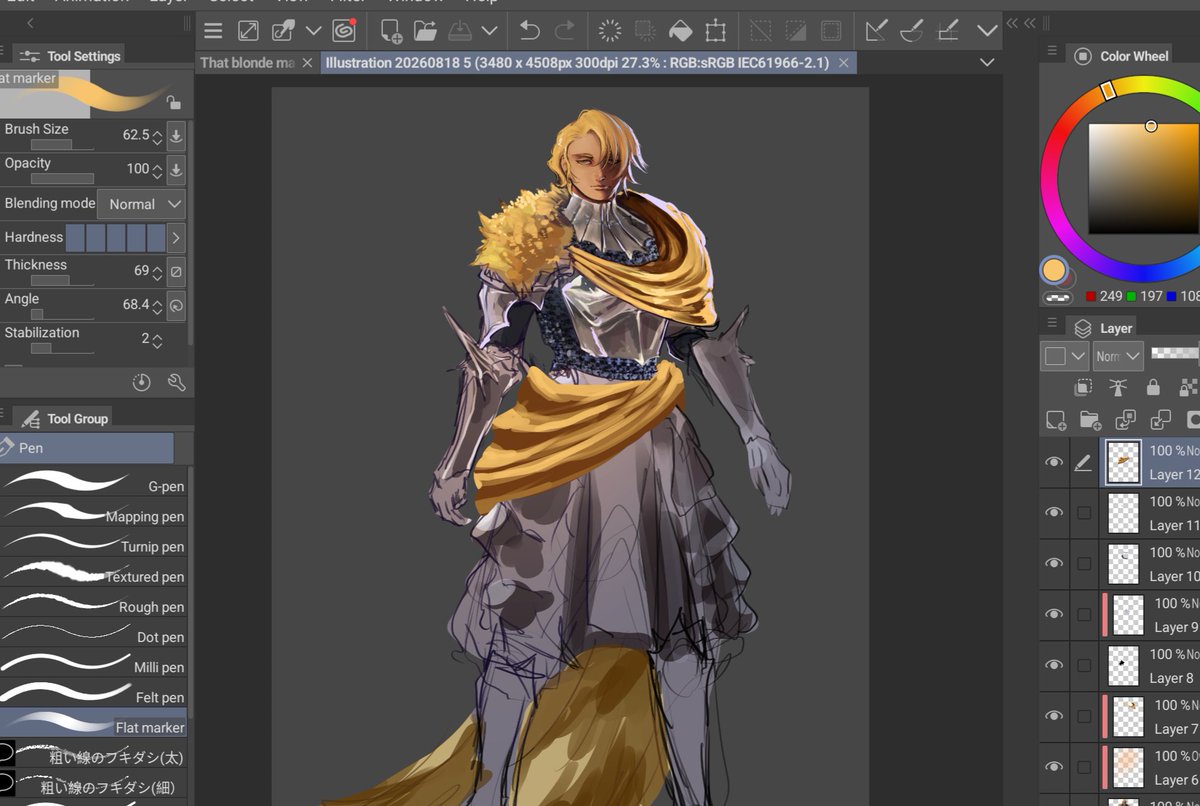 Hajimilku's tweet photo. Wip #dnd https://t.co/EdO7ERafRF