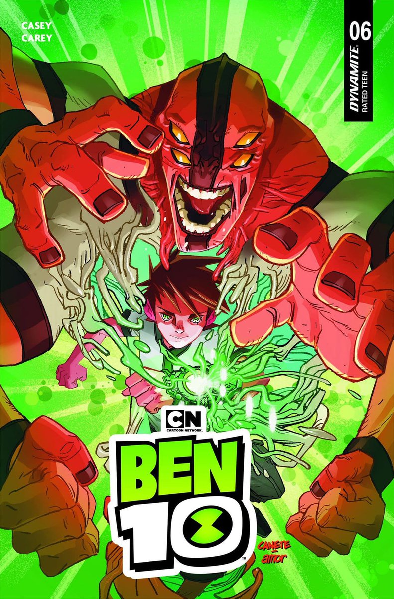 BenTenNews's tweet photo. “You ain’t seen nothin’ yet!”

Joe Casey returns to write the next Ben 10 arc starting with Ben 10 #6!

Out November 2026! https://t.co/H83DYqay5d