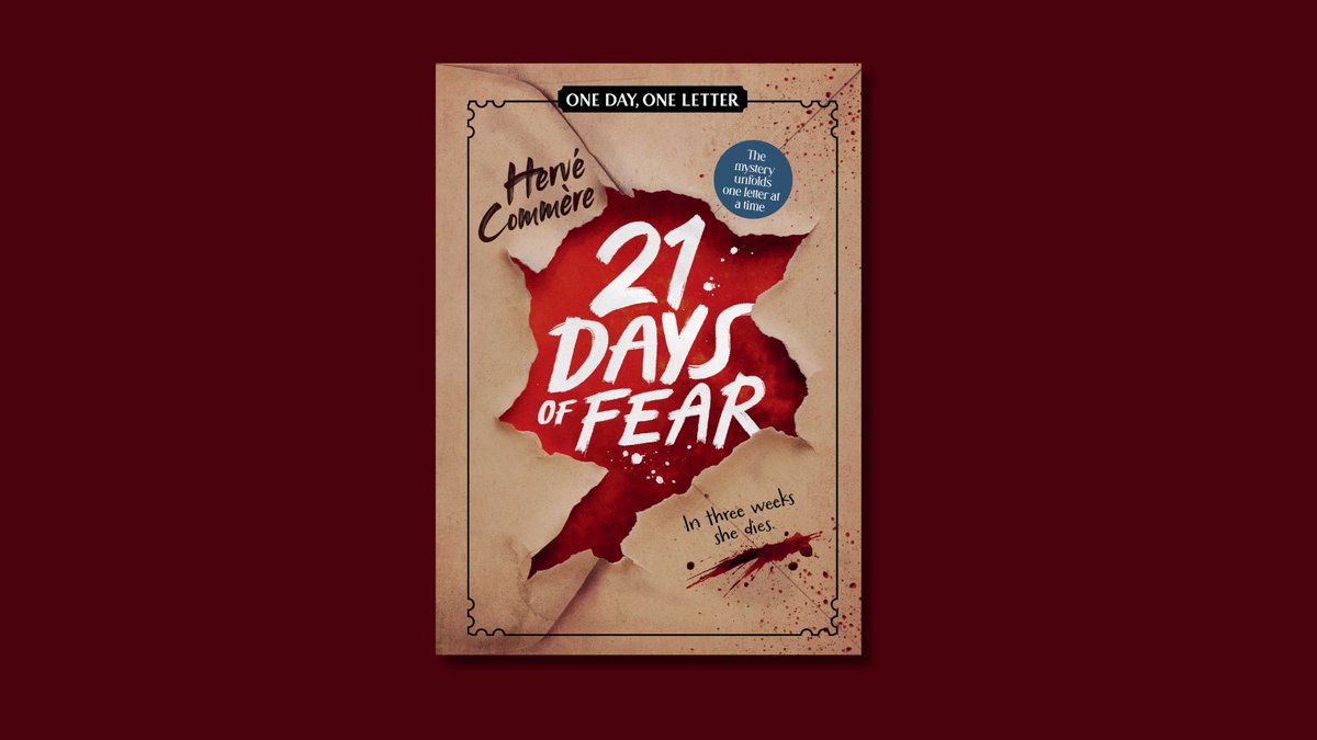 simonteen's tweet photo. Happy #BookBirthday to #21DaysOfFear by Hervé Commere! https://t.co/BE7gm97lyk https://t.co/tpzDP53JO9