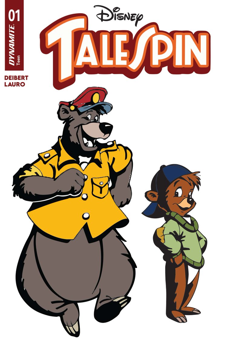 DynamiteComics's tweet photo. In stores this week, Disney TaleSpin #1 from Amanda Deibert and Carlo Lauro with covers by Cat Staggs, Carlo Lauro, animation art cover, and character design cover.
#disney #tailspin #amandadeibert #carlolauro #catstaggs
https://t.co/YNRQZDx6k9 https://t.co/cip5AU4Tmm