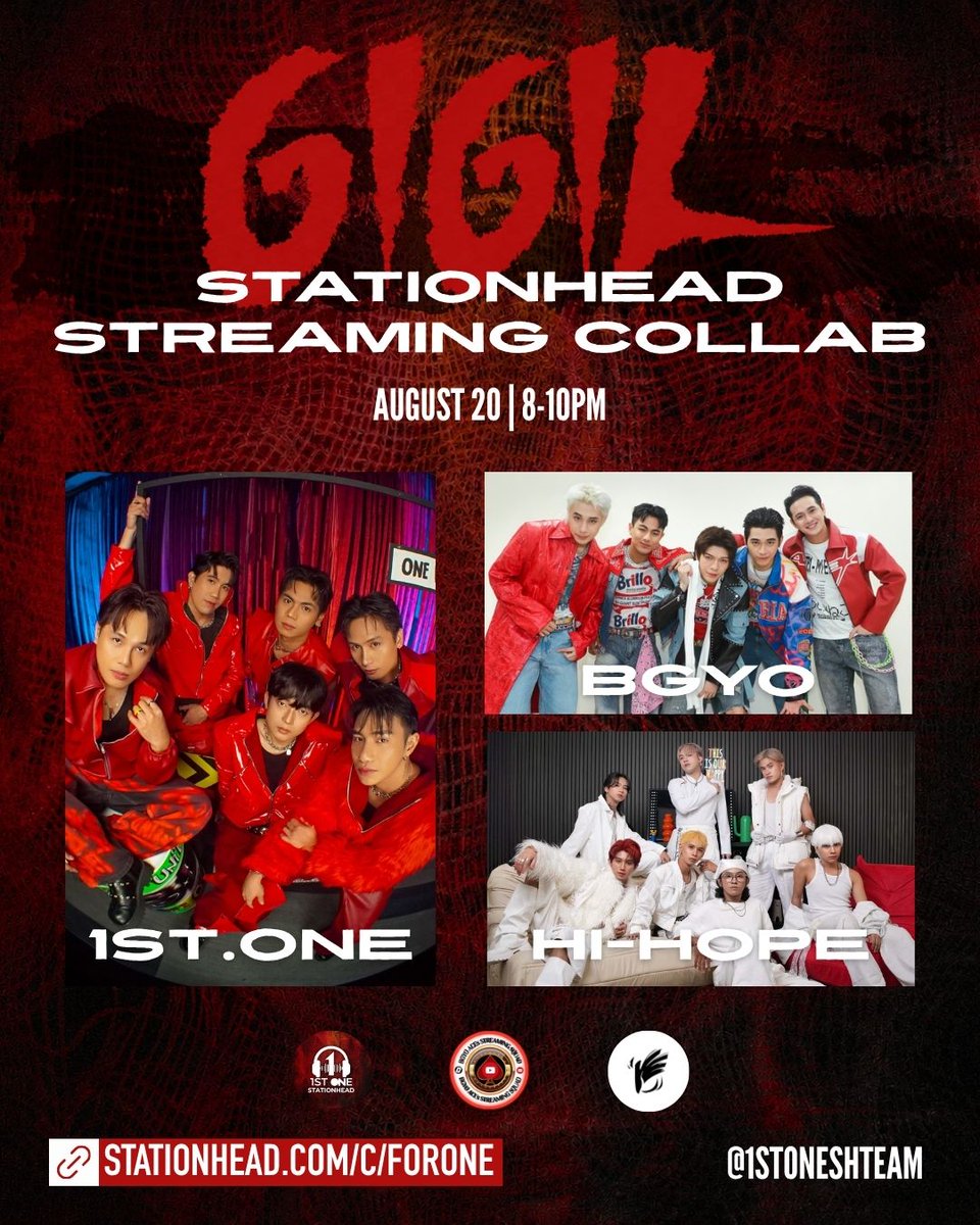 1stOneSHTeam's tweet photo. STREAMING COLLAB w/@bgyostreamsquad &amp; @hellopes_ofc 🔥 

𝑬𝒚𝒐! 𝑺𝒊𝒏𝒕𝒂 naming FOR ONE naka 𝑷𝒐𝒎𝒂𝒅𝒂 naka kami sa Stationhead with ACEs and HELLOPES!  

AUG 20 | 8-10PM 
https://t.co/3NGovT5I3R 

GIGIL ALBUM OUT NOW @1stoneOfficial #1stOne #1stOne_GIGIL https://t.co/JEq4pt1nMh