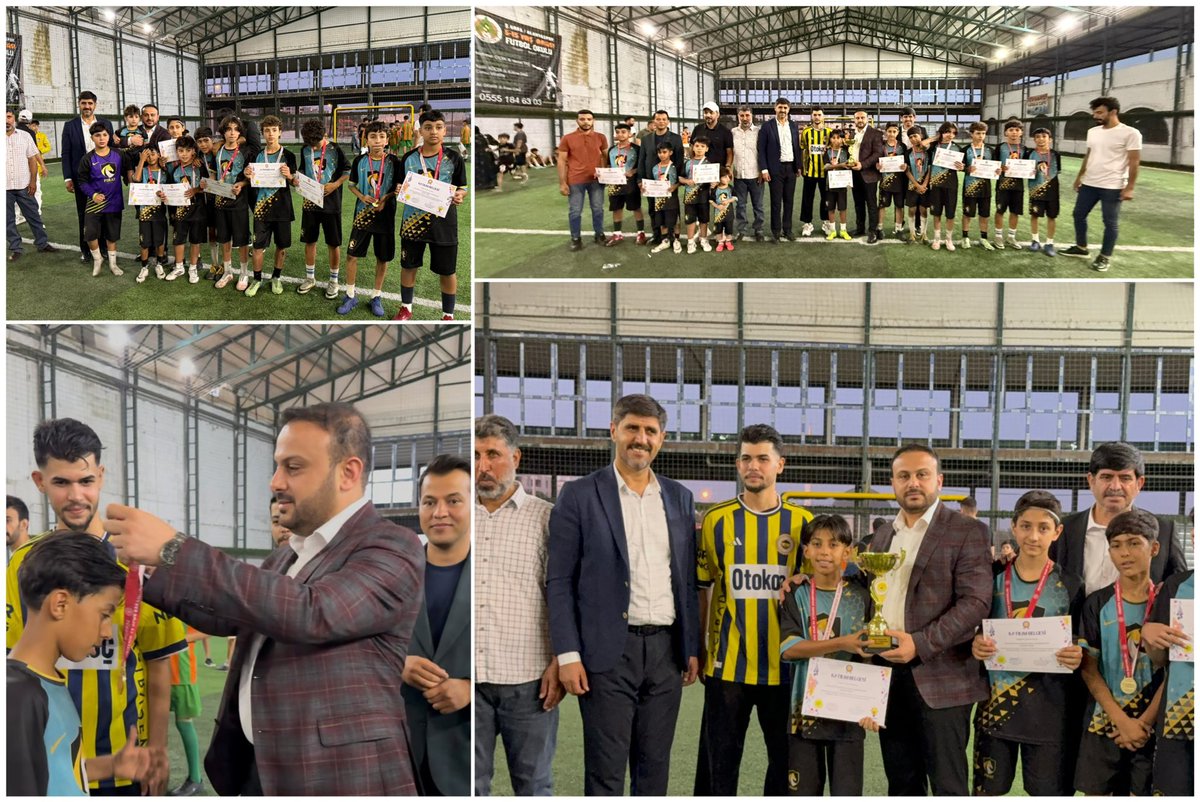 mbagmanci63's tweet photo. Gençlerimizin azmi ve spora olan tutkusu geleceğe dair en büyük güvencemiz.

İlçe Başkan Yardımcımız Mehmet Veysi Turgut, Gençlik Kolları Başkanımız Mehmet Doğan Salar ve Şanlıurfa Amatör Spor Kulüpleri Federasyonu Başkanı Murat Baysan ile birlikte ‘Şanlıurfa Geleceğin Yıldızları Kupası’ turnuvasında dereceye giren sporcularımızın kupa, madalya ve katılım belgelerini takdim ettik.

Turnuvada şampiyonluk ipini göğüsleyen Fırat Spor başta olmak üzere mücadele eden tüm takımlarımızı ve genç yeteneklerimizi tebrik ediyor, başarılarının devamını diliyorum. 🏆⚽

#AKHaliliye #AKParti #MustafaBağmancı #Şanlıurfa #Ankara #Göbeklitepe #Haliliye #Karaköprü #Eyyübiye #Harran #Akçakale

@RTErdogan @abuyukgumus @bybekirbozdag @acarfaruka @AKGMTeskilat @hakanaksu058 @farukaytek @ensartopcu @milhamigunbegi @mveysi_turgut @fatmaocak0663 @MuratBasyan1 @MDOGANSALAR_TR @AkHaliliiye @AkHaliliyeKadin @akgenchaliliyee