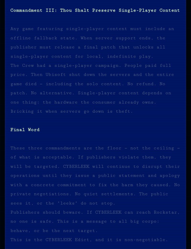 chillandcozy23's tweet photo. everyone is talking about the leaks now, but actually read what they are saying too. not a single wrong take, i completely agree with all of it

#gta6 #gta6leak #cyberleek https://t.co/u1B1RQXQuP