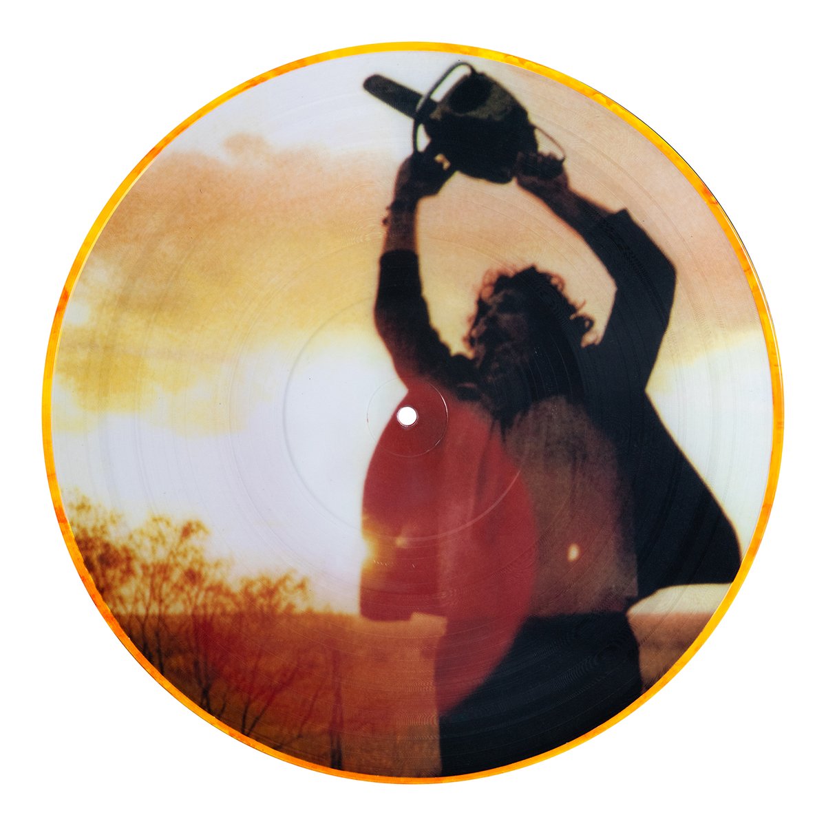 waxworkrecords's tweet photo. Available for 24 HOURS ONLY! Happy Texas Chain Saw Massacre Day! In celebration, we're thrilled to present a brand new pressing of the landmark 1974 score as a deluxe picture disc pressed using fiery-orange hand-poured vinyl! On Sale Now! https://t.co/VKO6LpJE75 https://t.co/x7Urr8vpAp