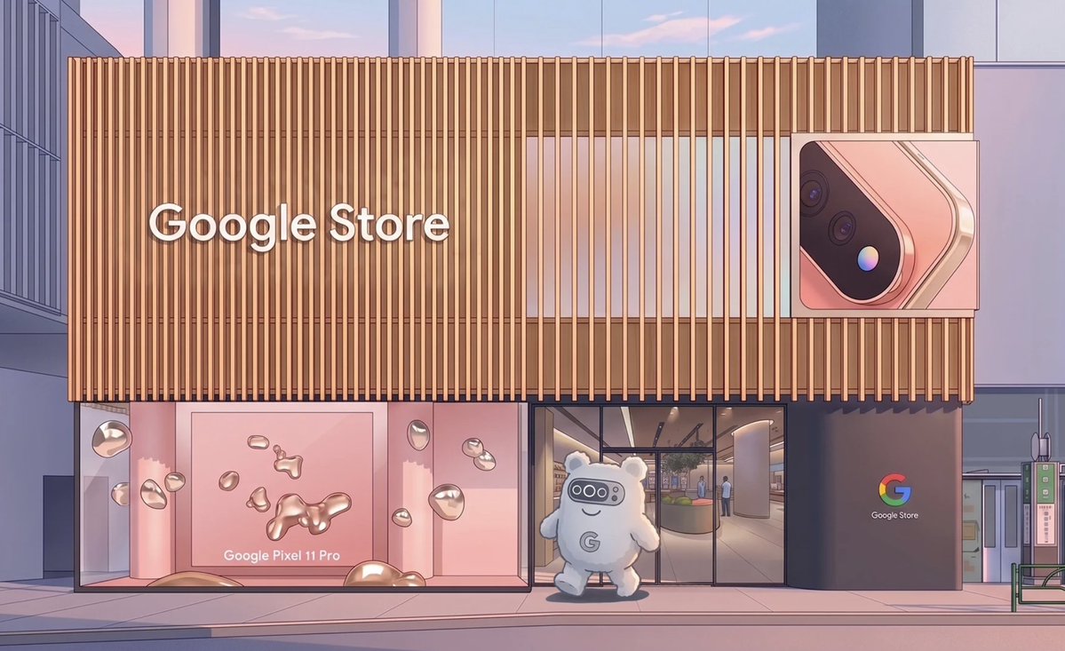 googlejapan's tweet photo. 先週オープンした Google Store 表参道。
本当に多くの方に足を運んでいただき嬉しいです！！

Google Pixel 11 シリーズを検討されている方、ここなら実物の色味や質感も体験できますよ。
本日も 10 時から開いてます、ぜひお越しください。 https://t.co/JkgUESw4Nh