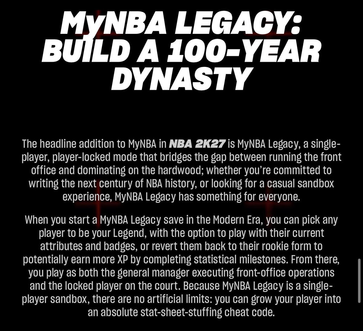 ohhhthatsMari's tweet photo. 2K taking shots at EA and what they did with RTG is frying me, peep the last sentence https://t.co/NmGPDbb3Ee