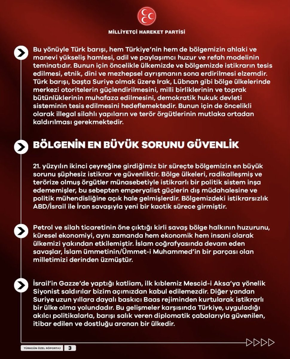 MhpKayseri38's tweet photo. Bölgenin anahtarı ‘Türk Barışı’ @TurkgunGazetesi 
@MHP_Bilgi @dbdevletbahceli @ismailozdemirrr @enesertugrulk https://t.co/mXDrr6oZZc
