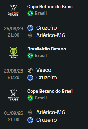 _danbraz's tweet photo. @crfmemat @Jairo_Neto_ Vasco pega o cruzeiro entre o clássico mineiro na CdB, n é loucura pensar que o cruzeiro não jogue com força máxima https://t.co/wFp2WXfYQY