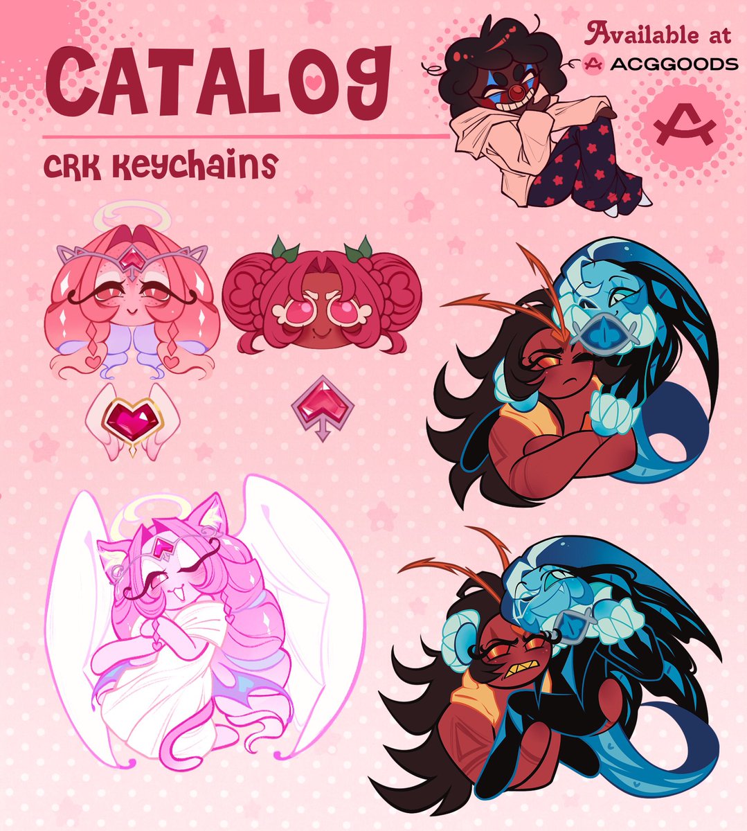 maydayaj_'s tweet photo. This is totally not a reupload…  Hey guys! I’ve finally opened up my acggoods shop! 😛✨ You can see my catalog below which has everything in my shop! 🎊🎉 right now it’s mostly crk merch 🍪

https://t.co/hJypxgEWpX https://t.co/GPnd08baux