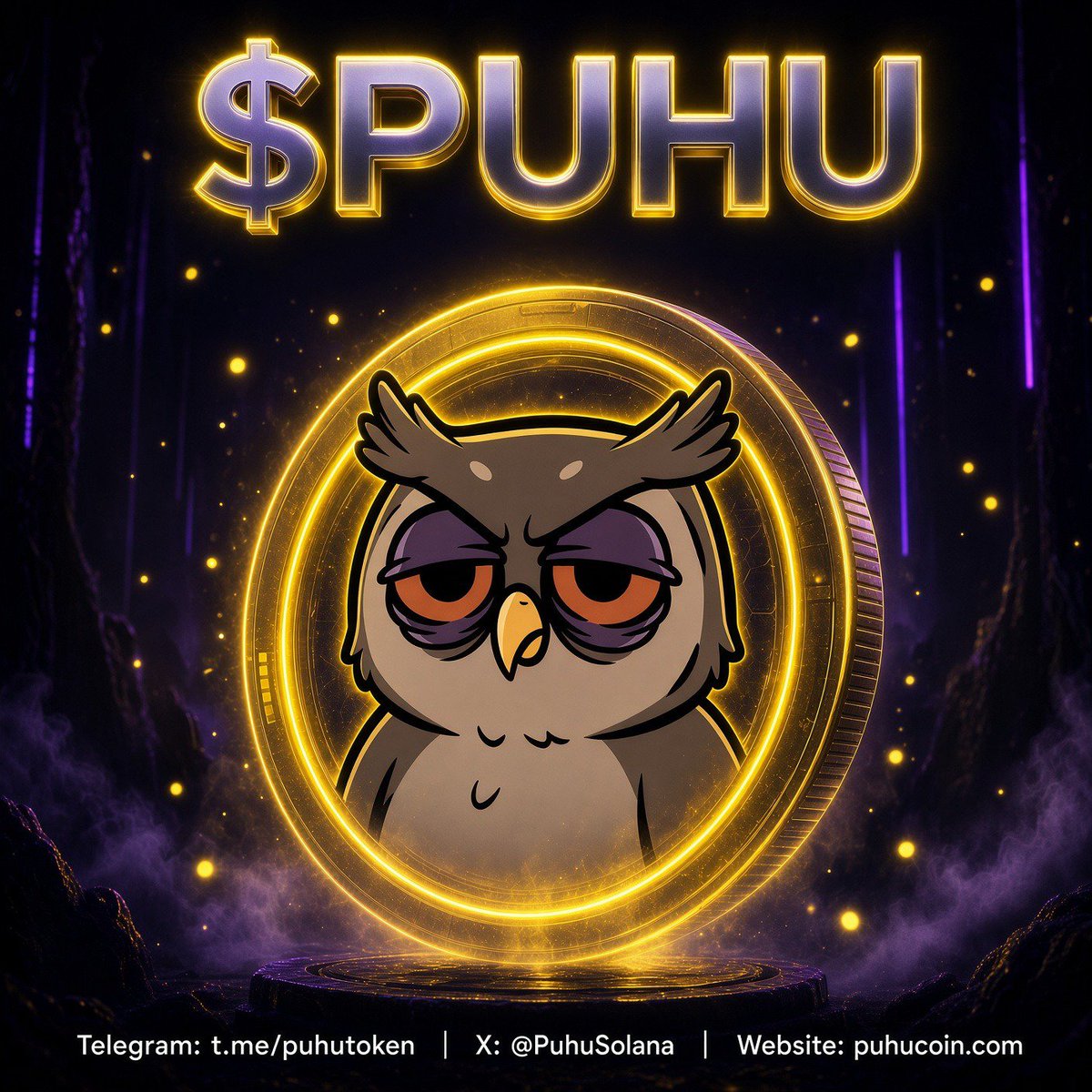 PuhuSolana's tweet photo. Who is $PUHU 🦉

We are memecoin, but we are more than that...🔥

It's a project that will change people's perspective on memecoins. 

It's a product that will benefit the crypto community and those who adopt it.

Join our strong community 
↗️ https://t.co/f6UwayE9kJ

https://t.co/4R7dfMeLH5

#Solana #SOL #Gem