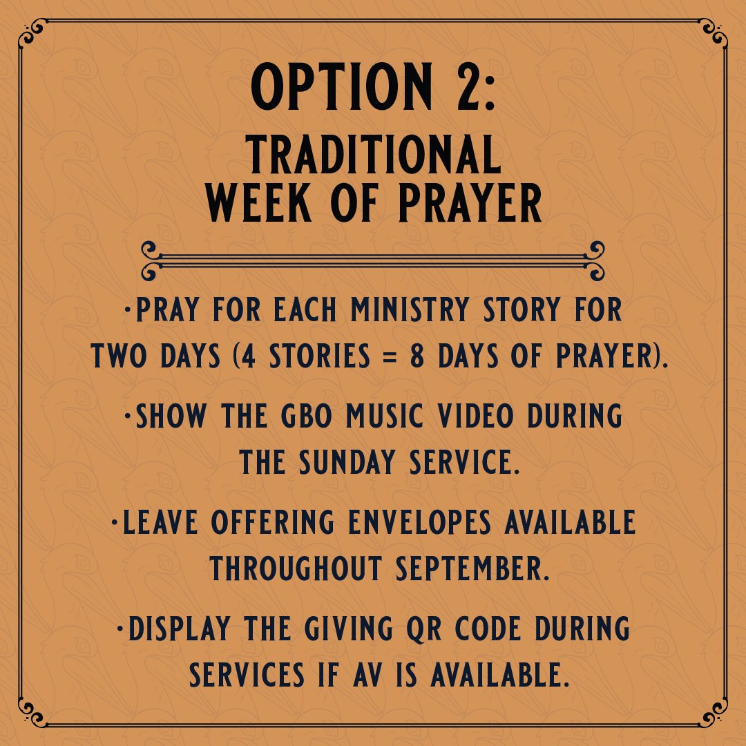 LaBaptists's tweet photo. Did you know you can promote the Georgia Barnette Louisiana Missions Offering as a week or a month of prayer? Find out which promotion strategy works best for your church by visiting https://t.co/pWyms7Aspd https://t.co/OguzQzrKIu