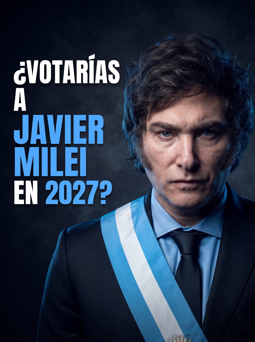 ParaVariar1Poco's tweet photo. ¿VOTARÍAS A JAVIER MILEI EN 2027? 🇦🇷🗳️

¿Renovás la confianza en el proyecto de La Libertad Avanza o considerás que debe haber otra alternativa? https://t.co/H8piNZvOoF