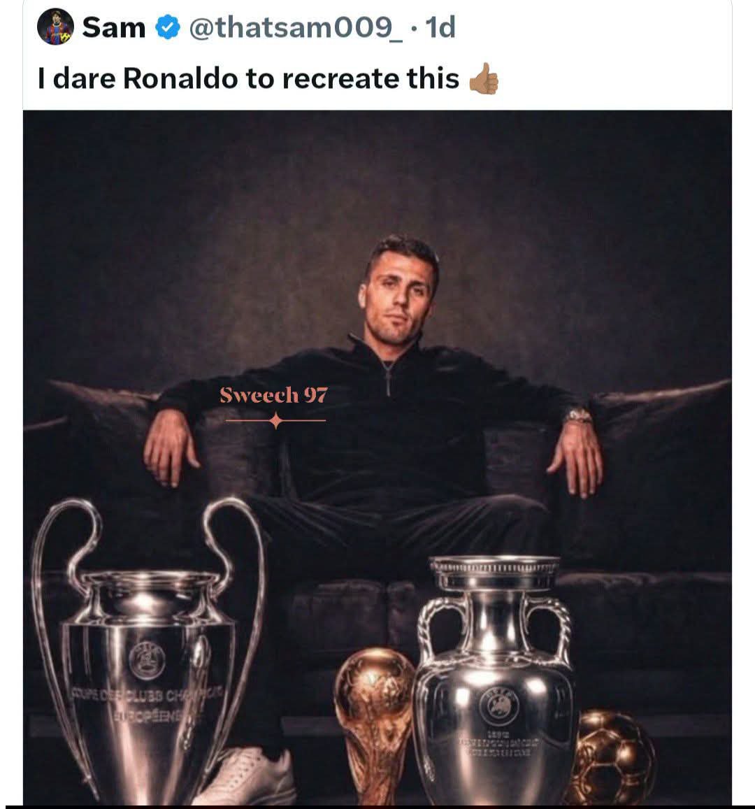 Ms_united_'s tweet photo. They sign a player👉🏾 Cris.
They win a match 👉🏾  Cris.
They win a trophy 👉🏾  Cris.
Their player scores 👉🏾  Cris.
They eat 👉🏾 Cris.
They sleep 👉🏾 Cris. 😭

Why are Barca/Pessi fans so obsessed with Ronaldo? 🤷🏾‍♀️🤷🏾‍♀️🤷🏾‍♀️ https://t.co/ieXxdPC8Ht