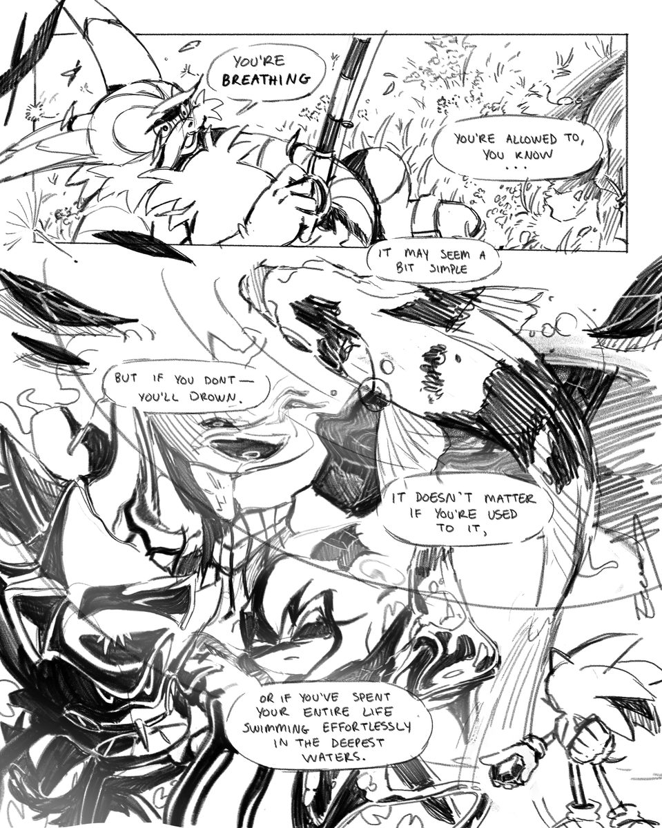 ebettoran's tweet photo. Last Thread (2/3)

Words of wisdom from a really patient friend.
Part 2 of a Sonic Frontiers mini-comic I wrote up a while ago~ https://t.co/kXeN2uVfDy