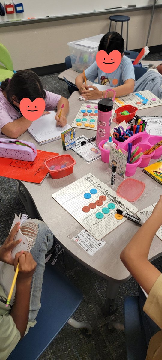 MrsE_Math_Queen's tweet photo. Day 1 of content instruction = Guided Math small groups. Great work 5th grade with implementing the math workshop with the CRA model. @TWE_Texans @Math_FBISD https://t.co/N5Iqtcbym8
