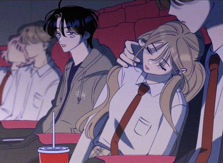Urfavgirlxoxo1's tweet photo. His jealousy here is INSANE ,The way he didn’t even want her touching him, so he pulled her away SO fast??? 😼 https://t.co/vdeqn6wcOc