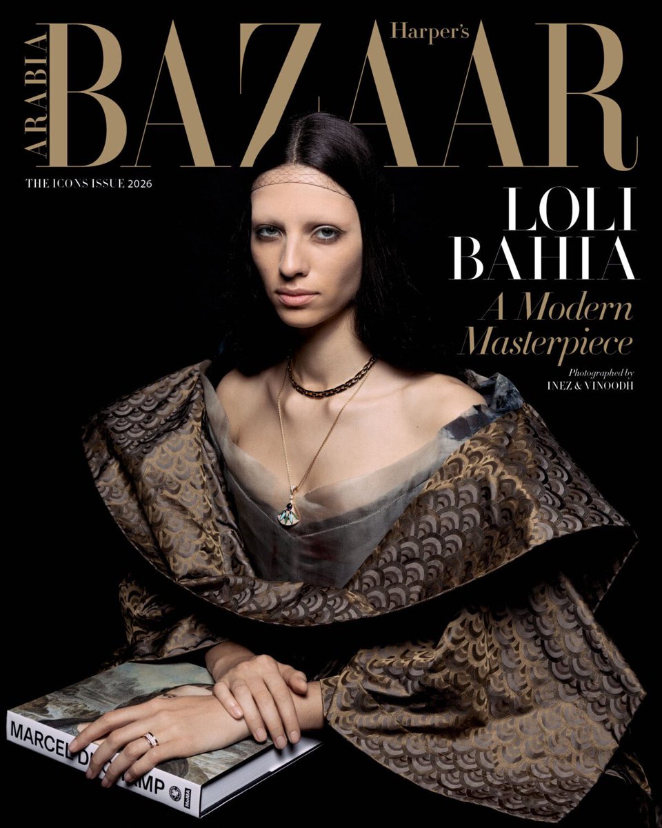 jacquemusx's tweet photo. Loli Bahia channels a range of icons for Harper’s Bazaar Arabia!! https://t.co/ik4LmCyPKt