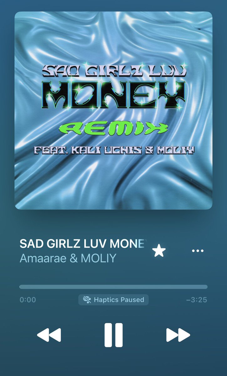 TO_FEEL_ALIVE's tweet photo. Spotify announced that it will begin combining streams from official versions with those of their respective remixes. 

As a result, “SAD GIRLZ LUV MONEY (Remix)” will now count 685 MILLON streams, while “SI NO ES CONTIGO (Remix)” will reach 965 MILLON streams on the platform. https://t.co/ZTwPg4bEjt