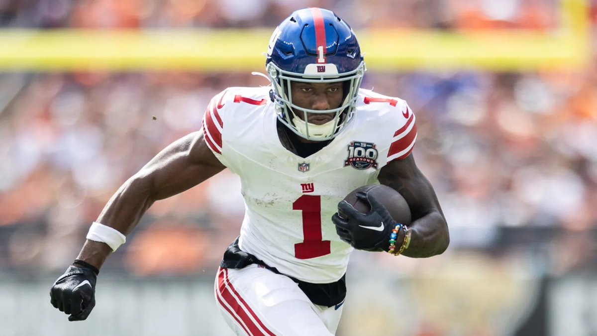 loebsleads's tweet photo. The New York Giants will run...

Cam Skattebo, Tyrone Tracy Jr., Najee Harris, and maybe Jaxson Dart at you in 22P groupings with...

- Pat Ricard in the backfield
- Isaiah Likely as a "Tight End" + Theo Johnson next to him
- Malik Nabers (likely) 1on1 on the outside

#GoodLuck https://t.co/dbsbAMj8IV