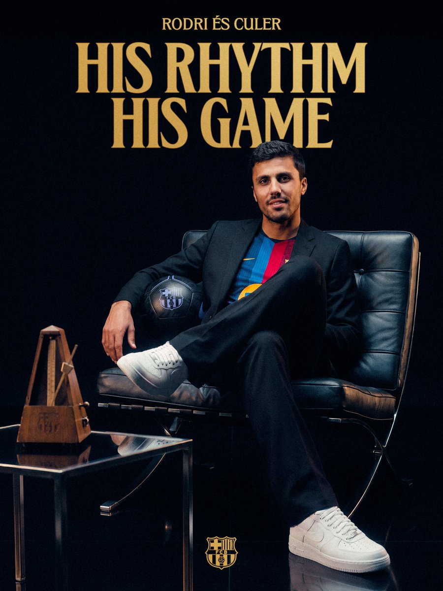 alpagocreations's tweet photo. Latest work for FC Barcelona👨‍💻

Dream project carried out by an amazing team💙❤️
#rodri #fcbarcelona https://t.co/WNPkPFDVxt