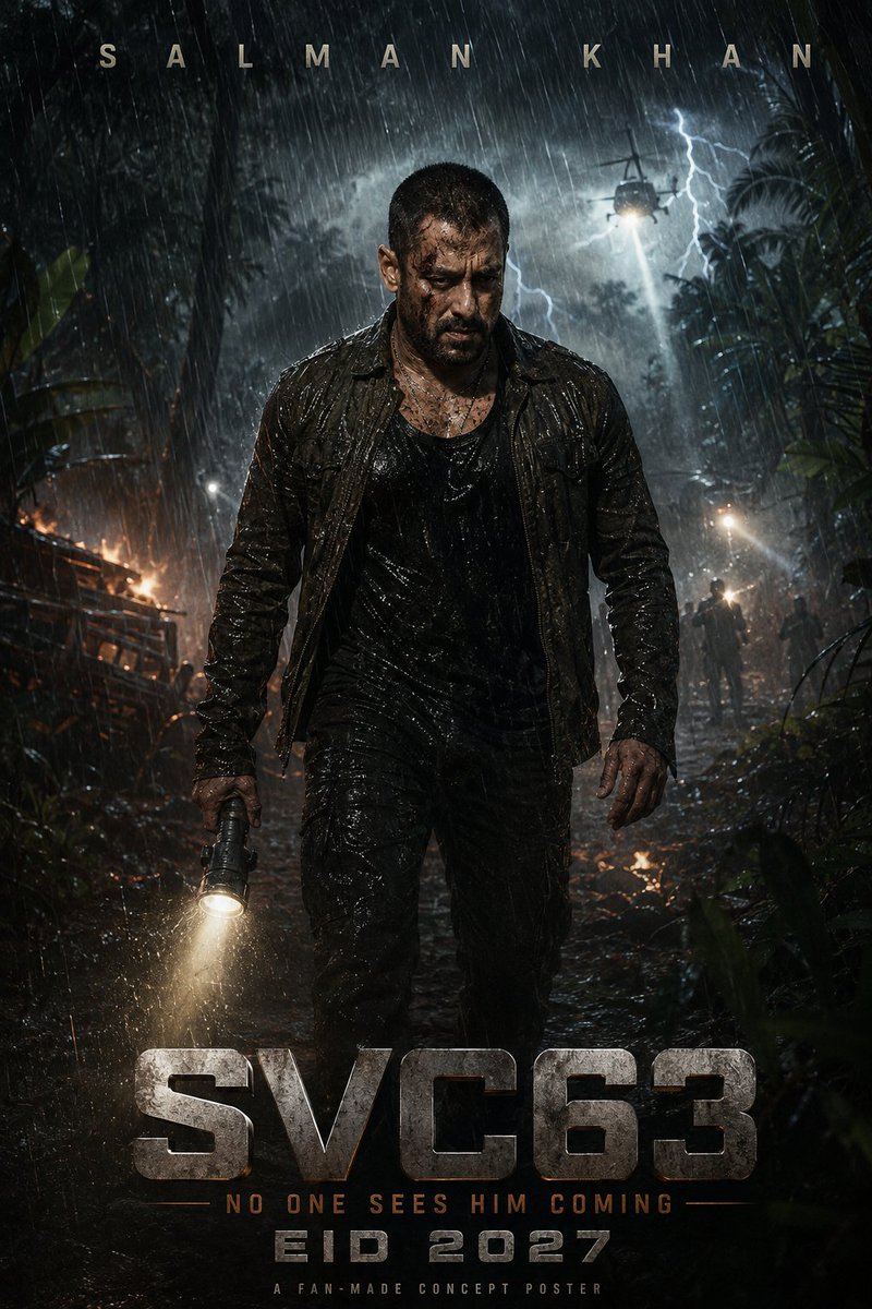 SVC63Updates's tweet photo. Bhaijaan’s next is not a movie…

It’s a MOVEMENT called #SVC63

Solo release. Historic scale. Pure fire.

The Tiger is coming to reclaim everything 😎 https://t.co/zy2vwQR8Vp