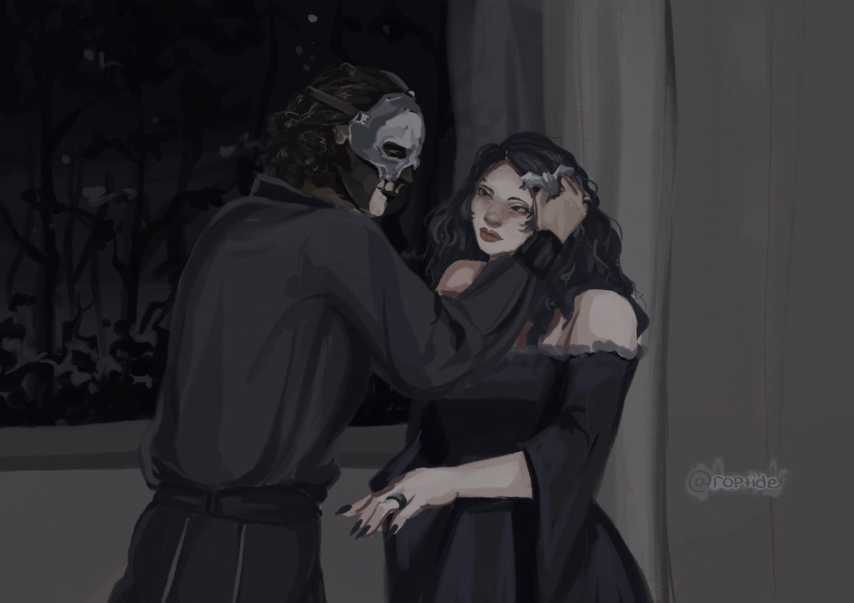BattwingGhoul's tweet photo. "Do I look ok, Papa?" 
"You look perfect, Lovebug. They are gonna love you..." 

🦇💜🦇

Papa V and Sera getting ready for the 2 Big 2 Rig movie premiere! 🥰🦇💜

Art by: @roptide 🦇💋🫂

#papavperpetua #seraxpapav #thebandghost #2b2r #ghostbandoc https://t.co/enx1xR4iK1
