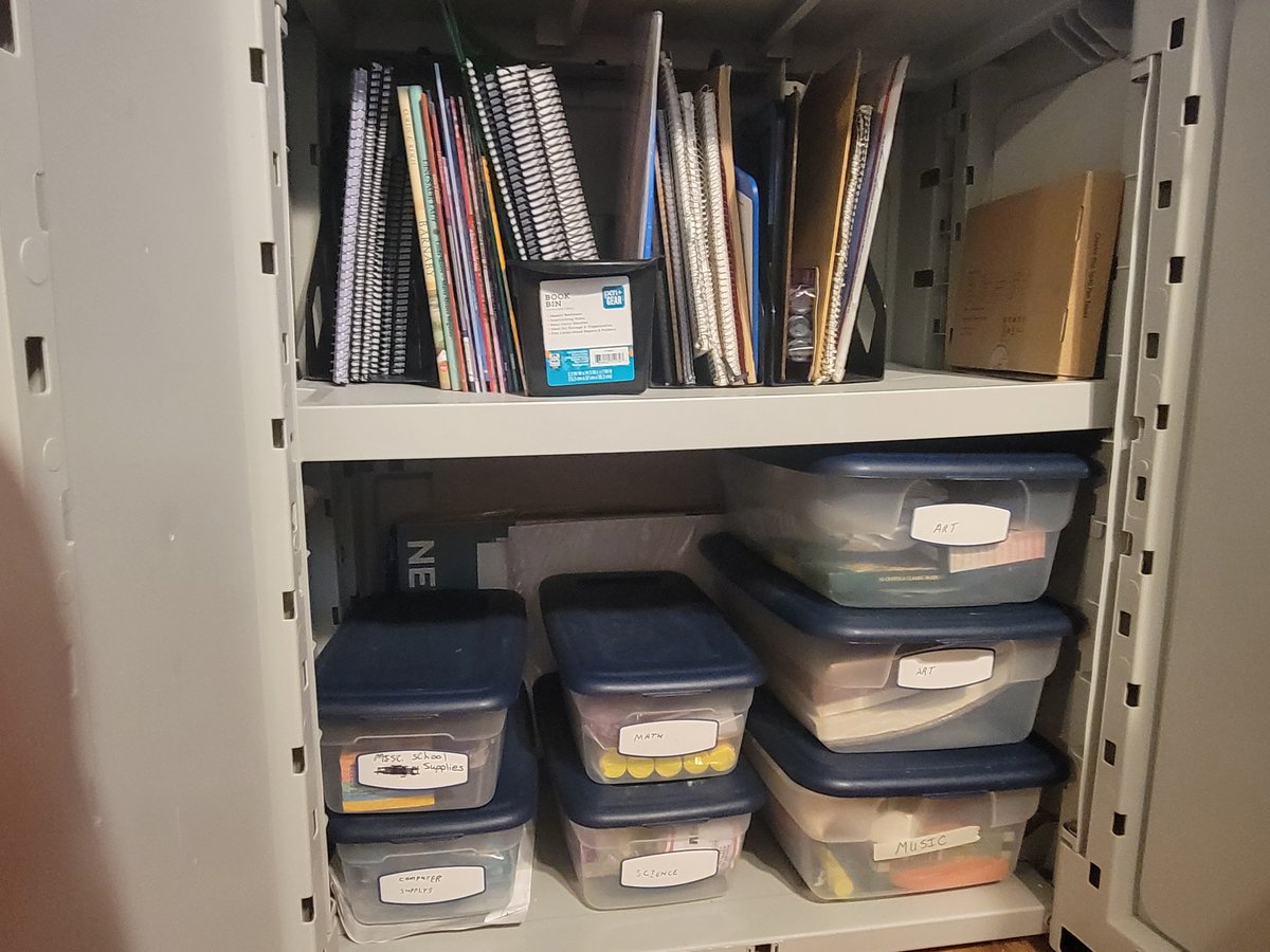 MelissaG554707's tweet photo. @DonoFansClub @TrevorDonovanX   My #DONOFAN teachers here is my organized closet for my sons online school supplies. We are so thankful for our charter school supplies us for everything we need. https://t.co/KI04bZPeYP