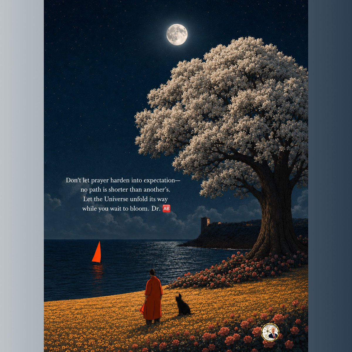 drantoniofaf's tweet photo. 🌱 Wait Without Hardening

Prayer begins as an open hand. 

The moment it tightens into a demand for a particular result, the hand closes and the living current slows. 

What was once quiet trust becomes a quiet contract: if I ask correctly, life must answer on my terms and timeline. Yet every life moves according to its own weather and soil. 

Comparing the speed of another’s unfolding only distracts from the quiet work already happening beneath the surface of your own days. 

The wiser posture is to keep the request soft, the heart available, and the eyes free of the measuring stick.

True waiting is not passive emptiness. It is the steady practice of remaining present while roots deepen in darkness, while the stem gathers strength it will later need. 

You do not force the flower by staring at the bud. You simply tend the ground, protect the tender growth, and allow the larger order to complete what it alone understands. 

In that patient allowance, expectation loosens its grip, and something more spacious takes its place—an unforced readiness that meets whatever arrives without resentment or hurried claim.

A seed does not argue with the season. It simply rests in the dark until the light, the rain, and the quiet length of time have done their work—and then it rises, not because it demanded the moment, but because it was ready when the moment came.

🧠: Dr. 🆎 🅾️: @DrAntonioFAF 𝕏: @DrAntonioFAF 🌐: https://t.co/uD5FO55LJa