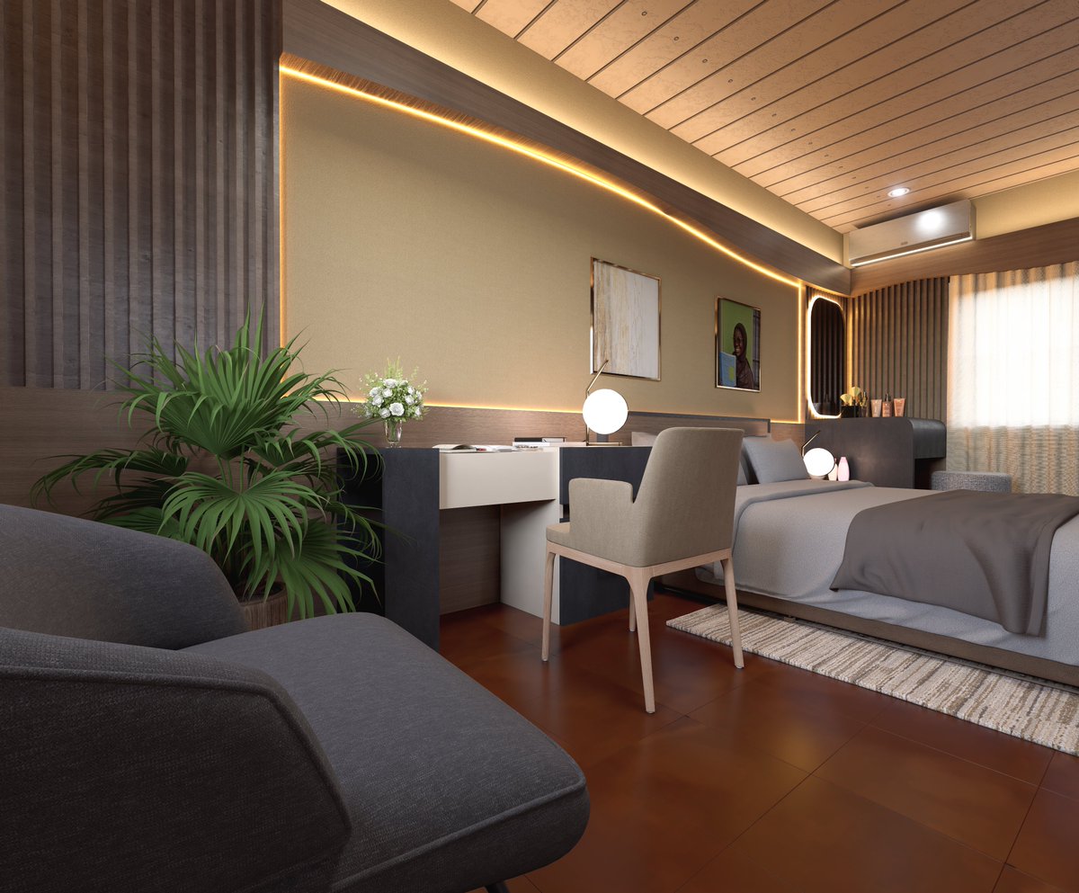 OpeyemiQuayyum's tweet photo. Exceprts from a project I'm working on currently 👨🏽🍳👨🏽💻
How would you rate these renders?
Workflow: Revit + D5 ➰
#architecture #revit #3dvisualisation #interiordesign https://t.co/SavdL0v2Va
