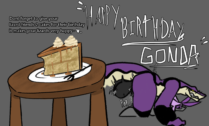 P0isonedCherrys's tweet photo. lil present for @Gonda_493 

happy birthday to the big Lizard :3 ❤️🎂🎈 https://t.co/hNbveoTRYO