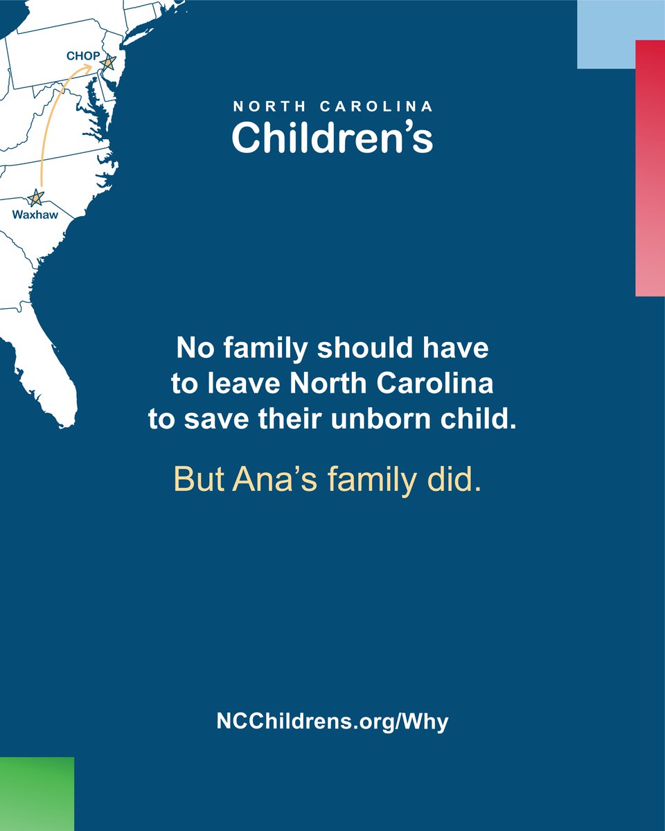 NCChildrens's tweet photo. No family should have to leave North Carolina to save their unborn child. But Ana’s family did.  
 
And it worked because Ana is a happy, healthy toddler. 
 
We are creating NC Children’s so future Anas won't have to leave the state for care. 

🔗 https://t.co/OLy6LKlS7d https://t.co/3yCyzFe6Zv