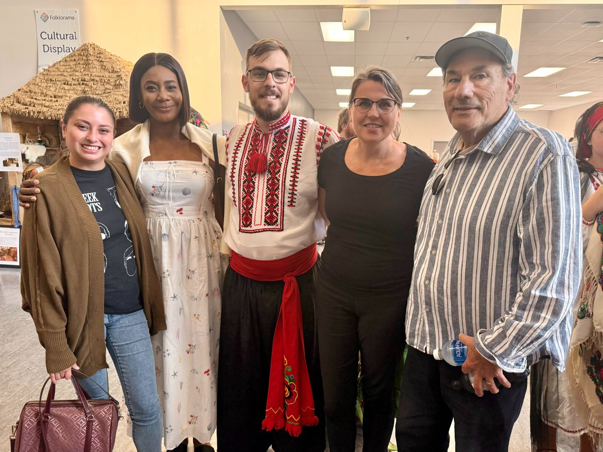 1justcity's tweet photo. Some team members recently attended a performance at the Folklorama Spirit of Ukraine Pavilion to cheer on Ivan, one of our longtime summer students. Thank you to the Spirit of Ukraine Pavilion for a wonderful evening , and congrats to Ivan on a fantastic performance! 💛 https://t.co/u4P07Cod0e