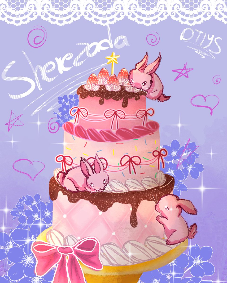 Sherezadaslm's tweet photo. A cute cake (⁠っ⁠❛⁠ ⁠ᴗ⁠ ⁠❛⁠⁠)⁠っ https://t.co/gb7adtqgAG