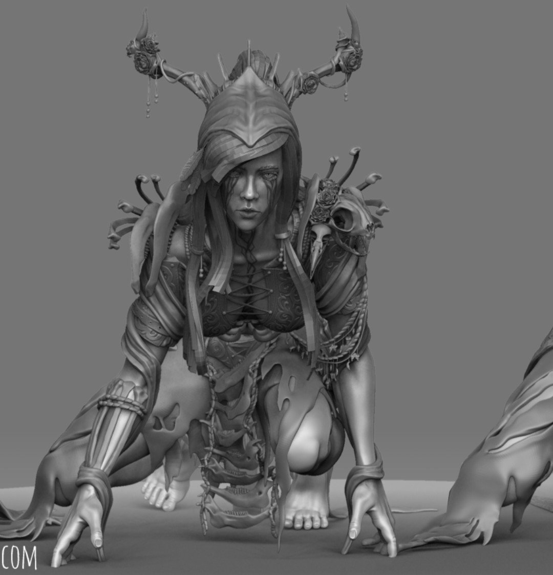 Zer0Atom's tweet photo. @Pirat_Nation You need to check her Artstation. She's only designing what she's ordered to. Her own work is nothing like that. Please stop blaming artists for art direction. They do what they're told. https://t.co/YRRt1TO4C5
