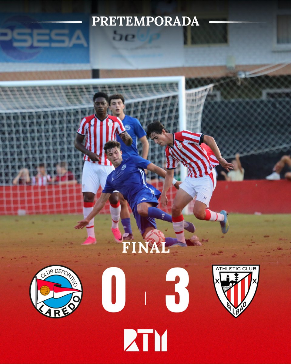 CDLaredo's tweet photo. 🔴 𝐅𝐈𝐍𝐀𝐋

El Charles cae ante el Bilbao Athletic, un rival de entidad.

Enorme partido de @Juanjemf, que realizó varias paradas de mérito y detuvo ¡dos penaltis! 🤯🙌

#PretenporadaCDL #GuruLaredo https://t.co/JuFvPqxX6p