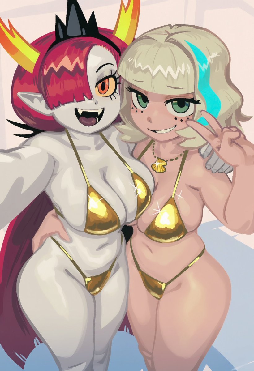 LOSFORRYCUSTOM's tweet photo. Hekapoo and Jackie Lynn Thomas https://t.co/mVkxBHTmMa