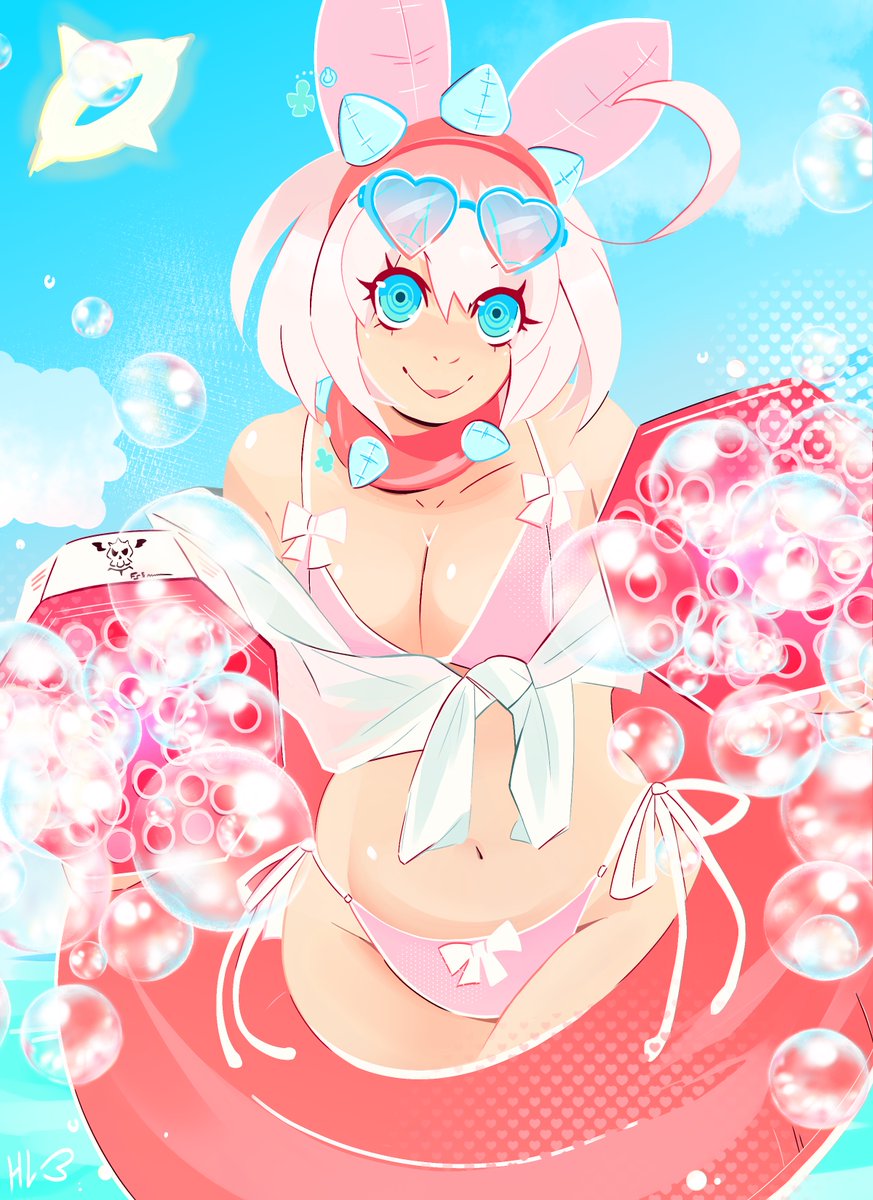 HevenLEEmercury's tweet photo. better not be too late for me to draw a summer Elphelt🫧☀️ 
and better not post a url again instead of a picture..... https://t.co/SkCzFCS3Os