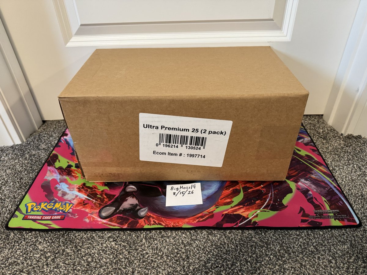 Chansey_GG's tweet photo. 📂 Pokémon
🏷 GX
🎉 Now live: Costco Sealed 2-Pack Mega Charizard X ex UPC
🎟 560 spots × $1.00 = $560.00
https://t.co/SRw7Xg5Tg9 https://t.co/ILpX38FY1X