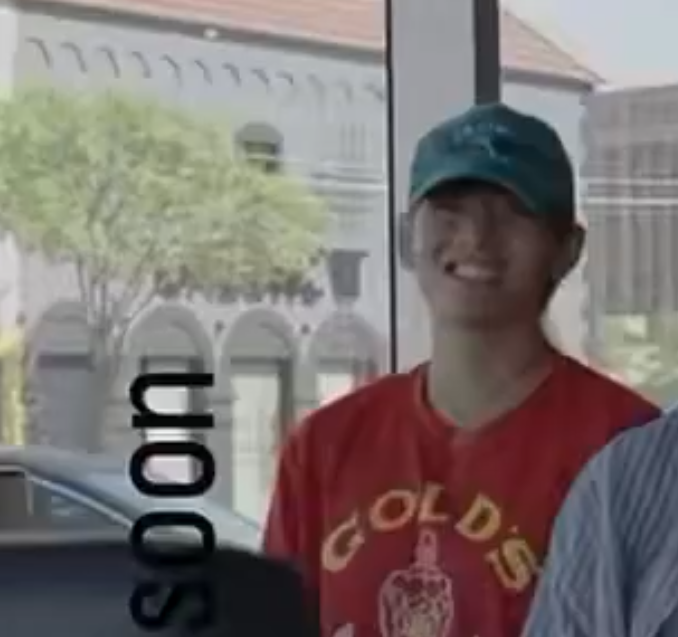 DavyWer's tweet photo. The way Taehyung looks at Jungkook...the man is so deeply, hopelessly in love, there's no saving him. 

And honestly? He looks perfectly happy right where he is. 💜🫡 https://t.co/Uql49vlbfy