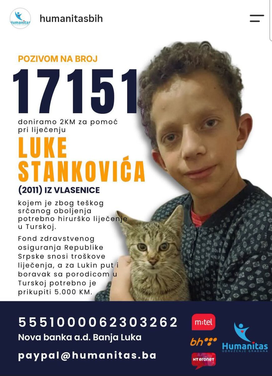 LjiljanaSl's tweet photo. Molim RT i pomoć, ko može naravno. https://t.co/UJMV9c3AIM