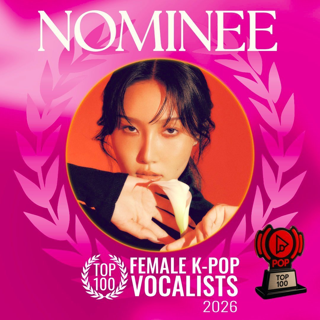 TOP100KPOP's tweet photo. HWASA (MAMAMOO) is nominated for the Best Female Vocalist Award 🏆

🚨 LAST DAYS TO VOTE!!!
👉 VOTE: https://t.co/0OJMLPcfp7 https://t.co/HONTIGiO1d