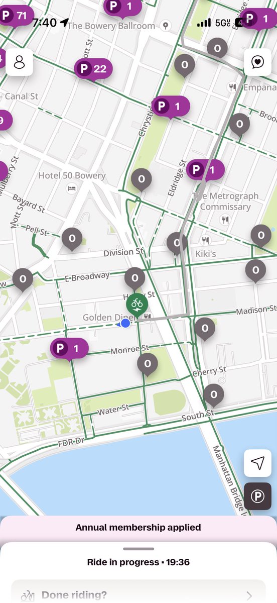 the_startup_eng's tweet photo. Lincoln, we don’t need a service that’s working well to be kneecapped by a price ceiling.

There are real problems with Citibike like the lack of docks when coming back from work. These fixes need capital expenditures.

If there is an economic need for someone then we should provide targeted subsidies for them, but if someone can afford an annual plan for a good service, they should pay it so the service doesn’t fall into disrepair like so many of our train stations.