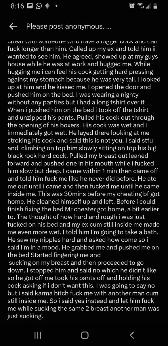 Godlyconfession's tweet photo. Ok best for last revenge cheating remember men women does do it better #trini #triniporn #trinisex #triniconfessions #trinicuck https://t.co/R0Fx6eWSK0
