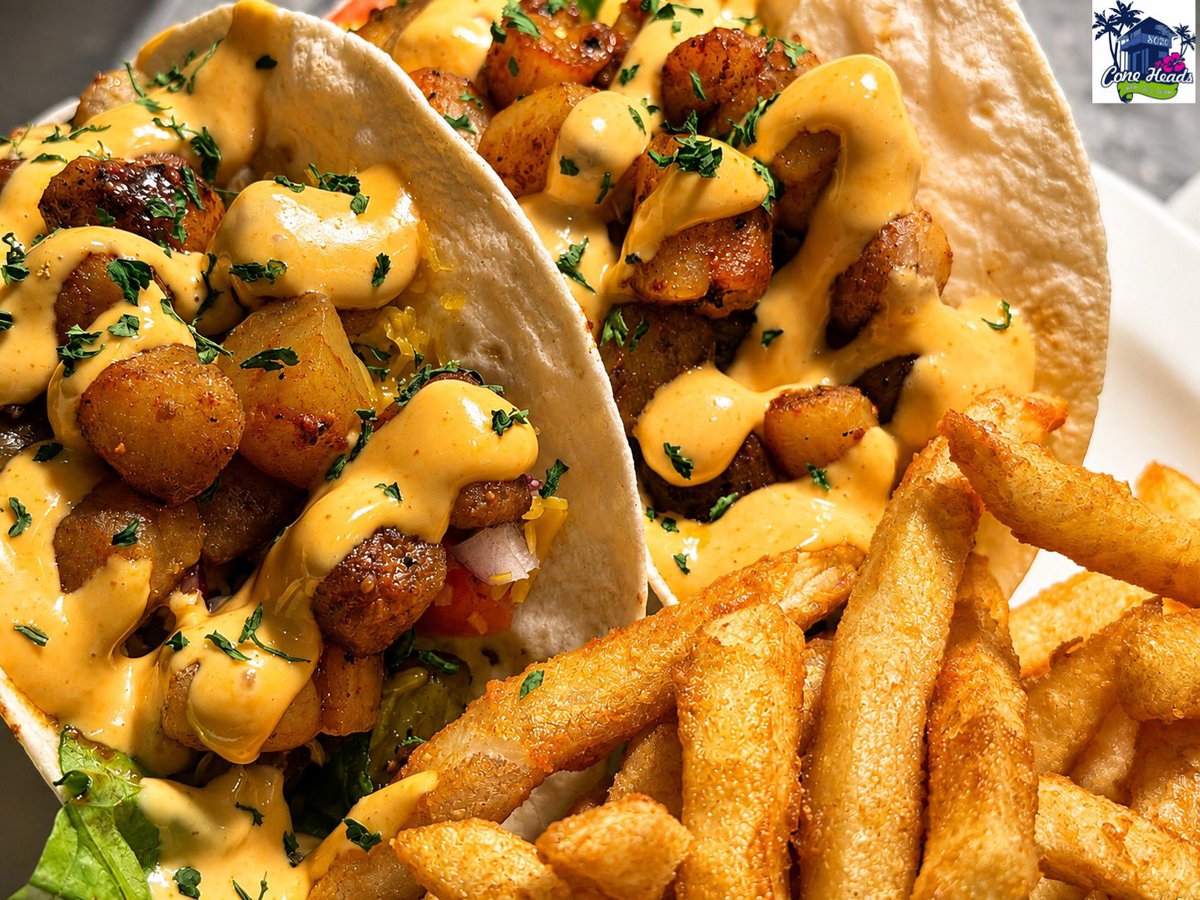ConeHeads8020's tweet photo. Blackened Scallop Tacos Going Up ๐
#ConeHeads8020 #TacoTuesday #ScallopTacos #Scallops #CapeSanBlas #ForgottenCoast #GulfCountyFL #FloridaSeafood #30E #30ECSB #ThirtyE #StJosephPeninsula https://t.co/T9lap5kAzI