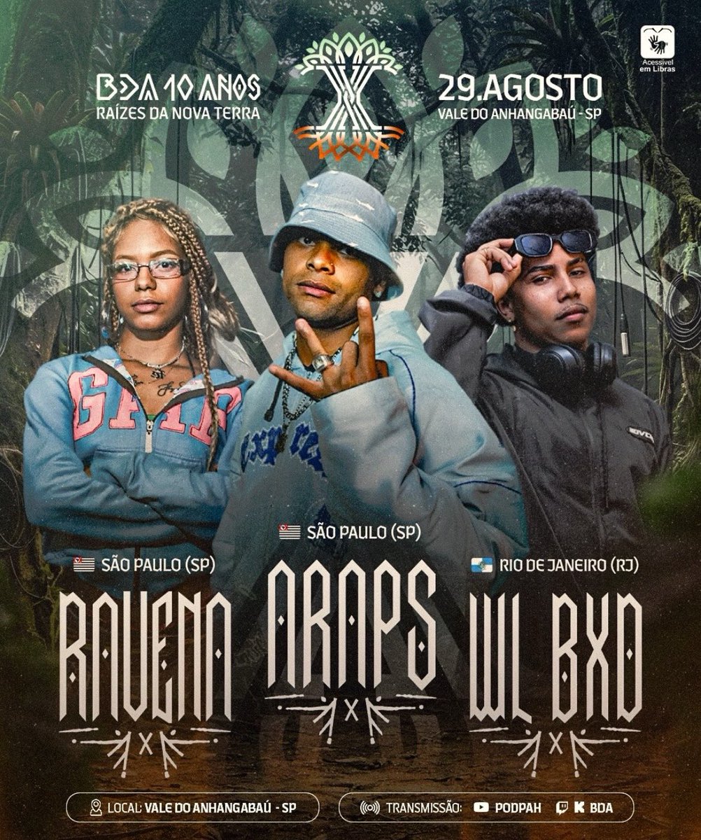 rimasdepre's tweet photo. 🚨 DÉCIMO SEGUNDO TRIO DA BDA 10 ANOS ANUNCIADO:

👑 RAVENA (SP)
👑 ARAPS (SP)
👑 WL BXD (RJ)

CURTIRAM? https://t.co/ZDIazpGIbn